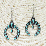 85092, WESTERN SQUASH BLOSSOM EARRING
