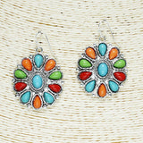 85301, WESTERN SEMI PRECIOUS STONE EARRING