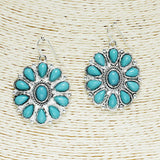 85301, WESTERN SEMI PRECIOUS STONE EARRING