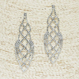 85323, CRYSTAL RHINESTONE EARRING