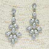85497, CRYSTAL RHINESTONE EARRING