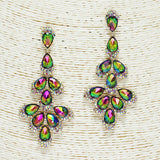 85497, CRYSTAL RHINESTONE EARRING