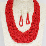 85521, WOVEN SEED BEAD NECKLACE