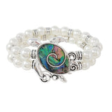 85603, SEA TURTLE SWIRL STRETCH BRACELET
