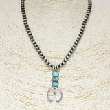 86167, WESTERN SQUASH BLOSSOM NECKLACE