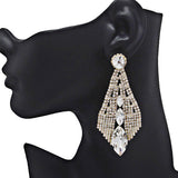 86660, CRYSTAL RHINESTONE EVENING EARRING