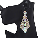 86660, CRYSTAL RHINESTONE EVENING EARRING