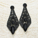 86660, CRYSTAL RHINESTONE EVENING EARRING