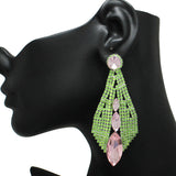 86660, CRYSTAL RHINESTONE EVENING EARRING