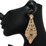 86660, CRYSTAL RHINESTONE EVENING EARRING