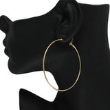 86839, 60MM* THIN ROUND HOOP EARRING