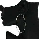 86839, 60MM* THIN ROUND HOOP EARRING