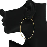 86839, 60MM* THIN ROUND HOOP EARRING