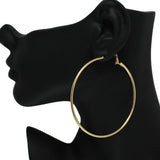 86858, 70MM* ROUND HOOP EARRING