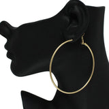86858, 70MM* ROUND HOOP EARRING