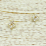 86883, DAINTY CUBIC ZIRCONIA STUD EARRING