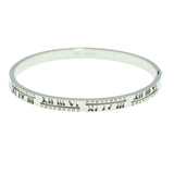 86932, ROMAN NUMERAL STAINLESS STEEL BRACELET