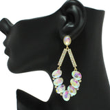 86940, RHINESTONE EVENING EARRING