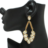 86940, RHINESTONE EVENING EARRING