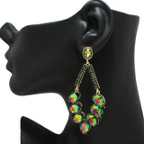 86940, RHINESTONE EVENING EARRING