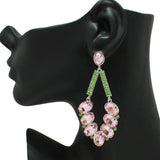 86940, RHINESTONE EVENING EARRING
