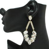 86940, RHINESTONE EVENING EARRING