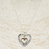 86954, "LOVE" HEART PENDANT NECKLACE