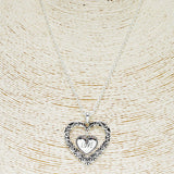 86954, "LOVE" HEART PENDANT NECKLACE