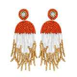 86962, FRINGE SEED BEAD EARRING