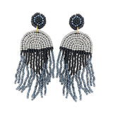 86962, FRINGE SEED BEAD EARRING