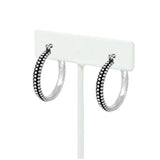 86987, TAILORED LOOK HOOP EARRING