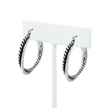 86988, TAILORED LOOK HOOP EARRING