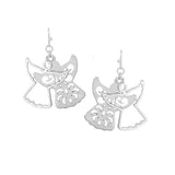 86997, ANGEL CUTOUT EARRING
