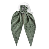 87021, BOHEMIAN POLKA DOT PRINT PONYTAIL HAIR SCARF
