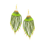 87024, FRINGE SEED BEAD EARRING