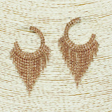 87125, CRYSTAL RHINESTONE EVENING EARRING