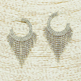 87125, CRYSTAL RHINESTONE EVENING EARRING