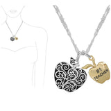 87389, #1 TEACHER FILIGREE PENDANT NECKLACE