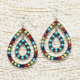 87525, WESTERN TEARDROP EARRING