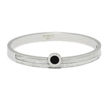 87540, MOP W/ ROMAN NUMERAL STAINLESS STEEL BRACELET