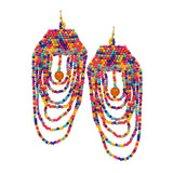 87584, SEED BEADED EARRING