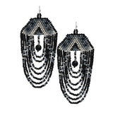 87584, SEED BEADED EARRING