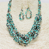 87596, SEED BEADED NECKLACE