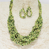87596, SEED BEADED NECKLACE