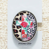 87630, WESTERN GLASS BUBBLE SELF ADHESIVE PHONE GRIP
