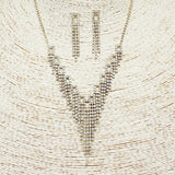 87654, PAVE RHINESTONE NECKLACE