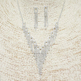 87654, PAVE RHINESTONE NECKLACE
