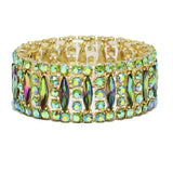 87664, MARQUISE ACCENT RHINESTONE STRETCH BRACELET