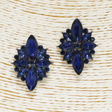 87697, MARQUISE ACCENT RHINESTONE EARRING