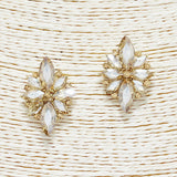 87697, MARQUISE ACCENT RHINESTONE EARRING